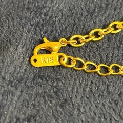 18金　k18刻印　ネックレスの画像