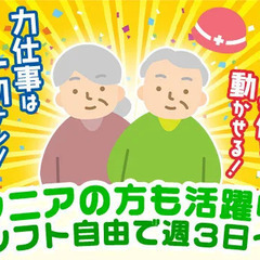 【面接交通費5,000円！】力仕事は一切ナシ☆定年後のお小遣い稼...