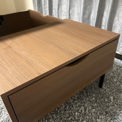 【ニトリ】テーブル 机 デスク 昇降式 木目調の画像