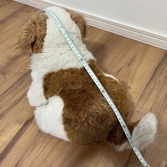 犬のぬいぐるみの画像