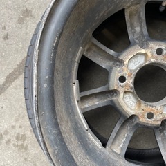 旧車ホイール　13インチ　5j 114.3 オフセット不明の画像