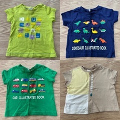 値下げ　子供服 まとめ売り セット売り kids 80センチ 春 夏 半袖 半ズボンの画像