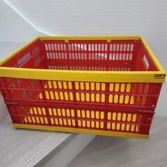 折りたたみ　コンテナー　BOX 　おもちゃ箱　アウトドア　折り畳みの画像