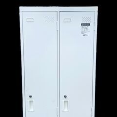 KOKUYO　スチールロッカー　2人用　鍵付き　2019年製　JOIFA606　LK-N2SAWC　コクヨの画像