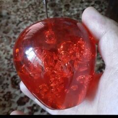 リンゴ　置物　オブジェの画像