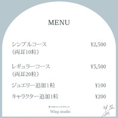 耳つぼジュエリーの画像