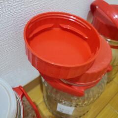 梅酒瓶、果実酒瓶、3リットルが2本 梅干瓶　3Lの画像