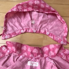サイズ90シャーリーテンプル雨ガッパ　合羽の画像