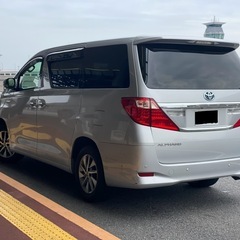 車検たっぷり すぐ乗れます トヨタ アルファードハイブリッド 機関良好 ミニバンの画像