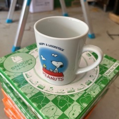 　非売品　SNOOPY（スヌーピー）絵皿、スープ皿、マグカップセット の画像