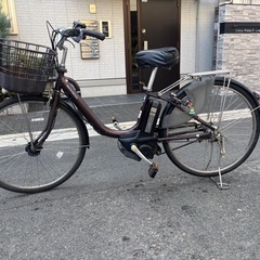 電動アシスト自転車 シティタイプ 前カゴ付き（シティサイクルの