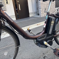 電動アシスト自転車 シティタイプ 前カゴ付き（シティサイクルの