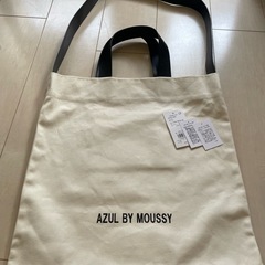 AZUL by moussy 2WAYハンドルロゴトートバッグの画像