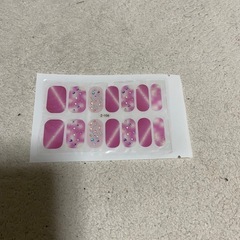 ピンク系ネイルシール5枚セットの画像