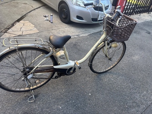 Panasonic 電動アシスト自転車 シティタイプ クリーム色 (はる