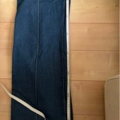 diagram ベルテッドストレートデニムの画像