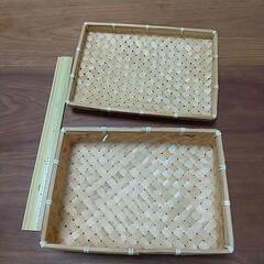 竹のかごの画像