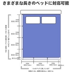 🔴ベッドフェンス 🔴3色 0.5m*10個セット ベットガード 転落防止 布団ずれ 蹴り出し 通気性 柔らかい 取り付け簡単 昇降タイプ 高さ調節可能 組み合わ自由 お年寄り/赤ちゃん/子供用の画像