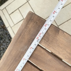 木製　折りたたみ　ガーデンテーブル　4-6人　IKEA？の画像