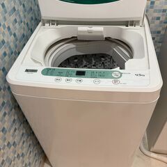 ヤマダブラント独り暮らし用洗濯機4.5Kg差し上げます【引き取り希望】の画像
