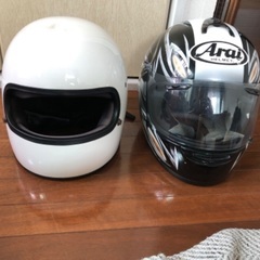 バイクヘルメット✖️2の画像