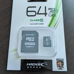 64GB マイクロSDカード 未開封品