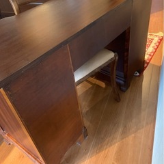 ★値下げ★アンティークデスク　椅子付の画像