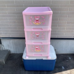 nkさんに決まりました。　プラケース3段引出し
