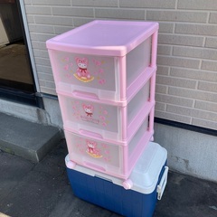 nkさんに決まりました。　プラケース3段引出しの画像