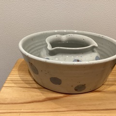 砥部焼の灰皿　お洒落ですの画像