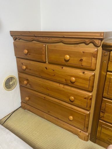 カントリー家具　パイン　チェスト