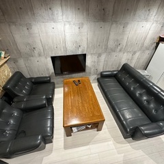格安応接室にも使えるソファーセット
の画像