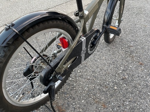 【引取り専用】Jeep18インチ幼児用自転車（オリーブ色）