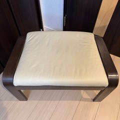 【美品】IKEA　POÄNG ポエング オットマンの画像