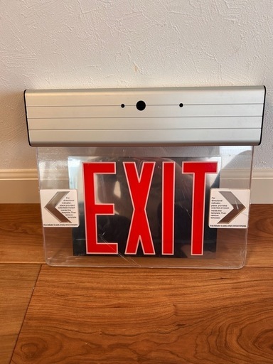 未使用品 EXITサイン 非常口
