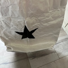 オシャレな 米袋 スター柄 国産の画像
