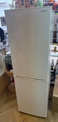 0449 アイリスオーヤマ 2023年製 ノンフロン冷凍冷蔵庫 162L IRSE-16A-CW