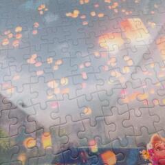 ラプンツェル　ジグソーパズル　完成済の画像