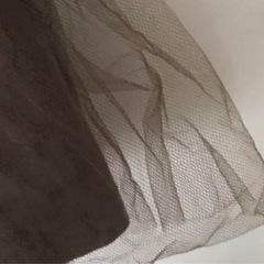 美品☆ワンピース・チュニック☆ジルスチュアート☆カットソー×シフォン☆カーキ色☆の画像