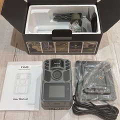 【新品未使用】トレイルカメラ　ソーラー式　野生動物監視カメラ 4K64MP 高速トリガーの画像
