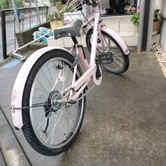 ブリジストンビッケJ 小学生用 ピンク 22インチの画像