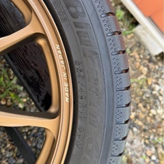 RAYS ZE40  18インチ 7.5J PCD 5-114.3 ホイールタイヤ  の画像