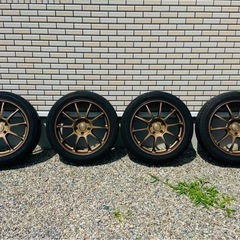 RAYS ZE40  18インチ 7.5J PCD 5-114.3 ホイールタイヤ  の画像