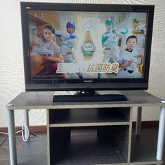 2010年製　テレビ　32型　テレビ台セットの画像