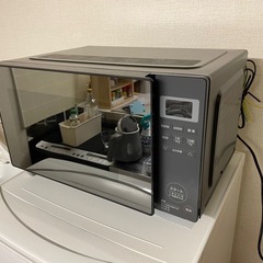 暮らしに便利なアイテム 2024年製 美品 電子レンジ シロカ 越後石山の (Muga) OB-R18F1 電子レンジ・オーブン
