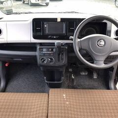 【中古軽自動車】日産 モコ 660cc｜人気のブラウン｜ナビ・ベンチシート・盗難防止装置付き｜走行9万km｜車検対応可！の画像