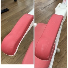 R206 ☀️ アロン化成　安寿　折りたたみシャワーベンチ　FSフィット レッド⭐ クリーニング済の画像