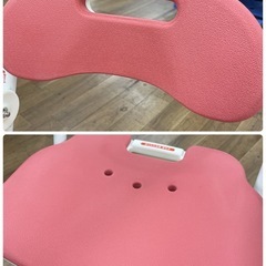 R206 ☀️ アロン化成　安寿　折りたたみシャワーベンチ　FSフィット レッド⭐ クリーニング済の画像