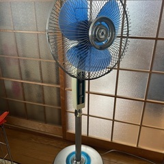★昭和レトロ★青羽扇風機★大きいタイプ★現役使用中★