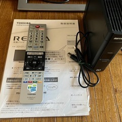 40インチ‼️貴重な3チューナーモデル‼️東芝REGZA 40V型　40V31‼️無線LAN内蔵‼️２番組同時裏録可能‼️純正リモコン取説付き‼️の画像